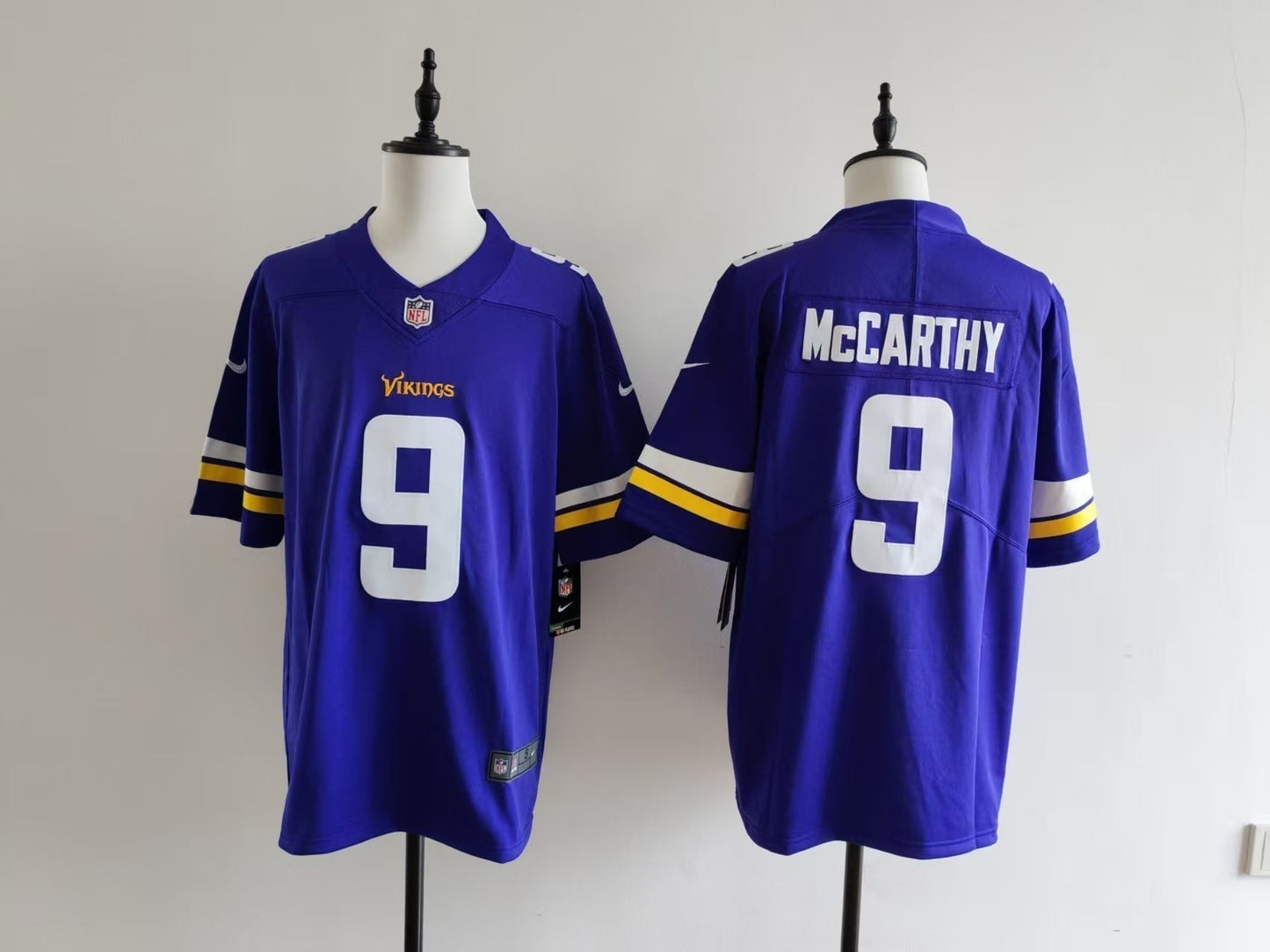 Men's Minnesota Vikings J.J. McCarthy Nike Jersey - Purple#9