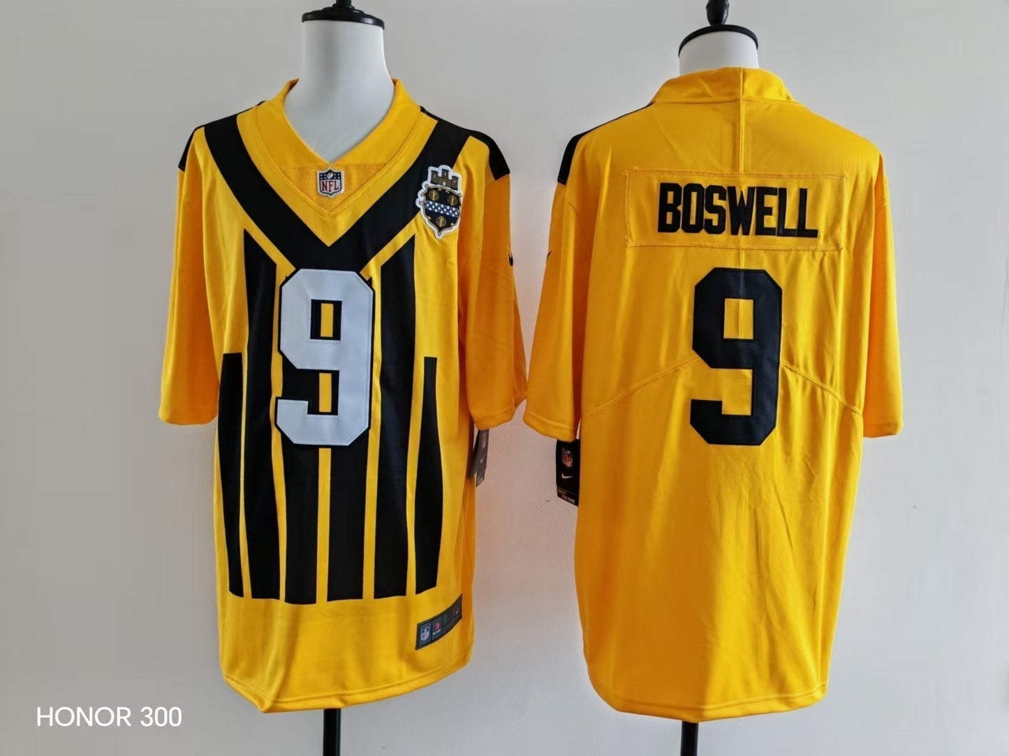 Men's Pittsburgh Steelers Chris Boswell Nike Jersey - Retro Yellow-1