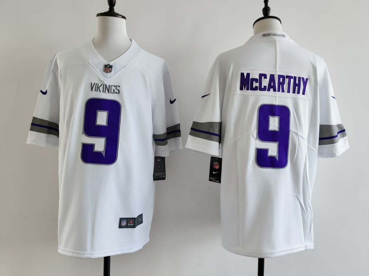 Men's Minnesota Vikings J.J. McCarthy Nike Jersey - White