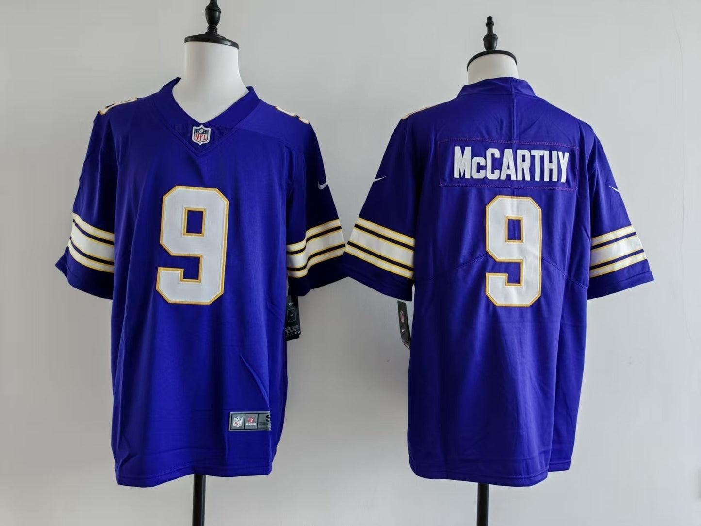 Men's Minnesota Vikings J.J. McCarthy Nike Jersey - Retro Purple