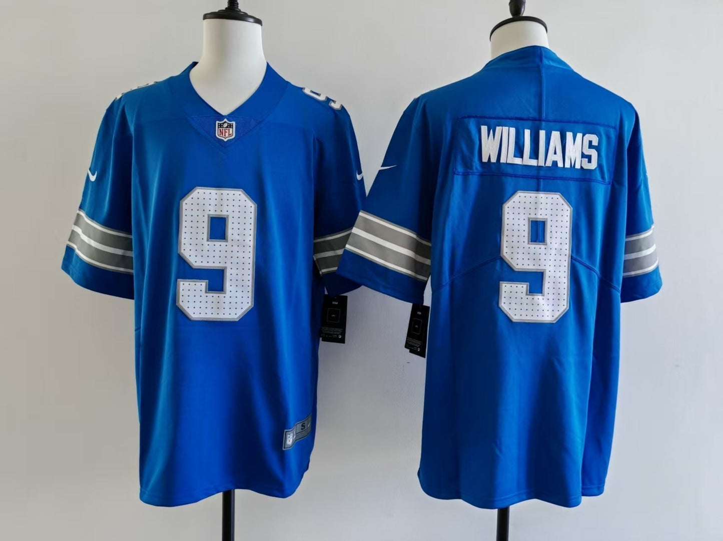 Men's Detroit Alex Jameson Williams Jersey - Blue#9