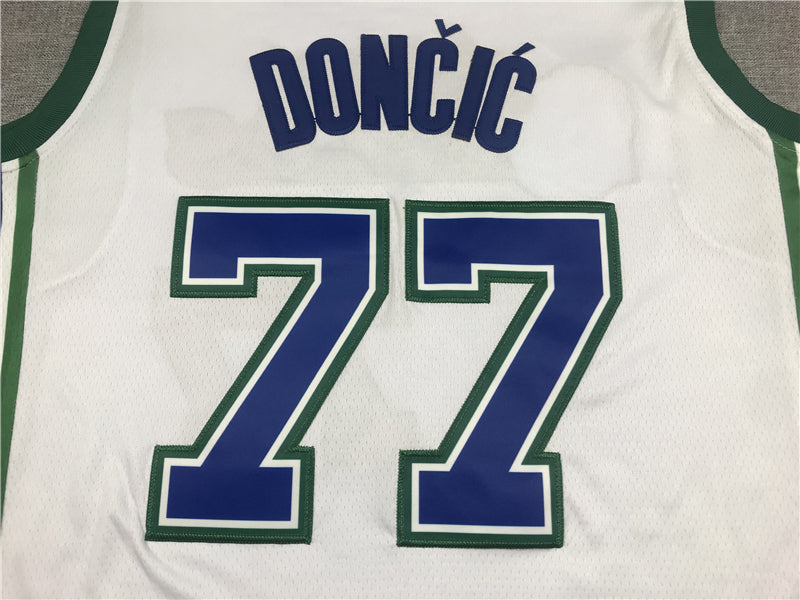 Men's Dallas Mavericks Luka Doncic White 2021/22 Swingman Jerseys - City Edition