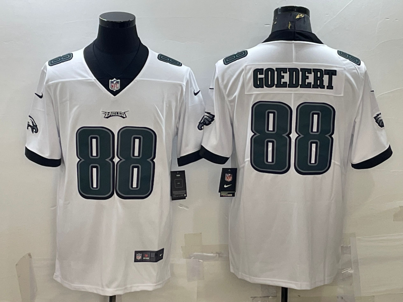 Men's Philadelphia Eagles Dallas Goedert #88 White Game Jerseys