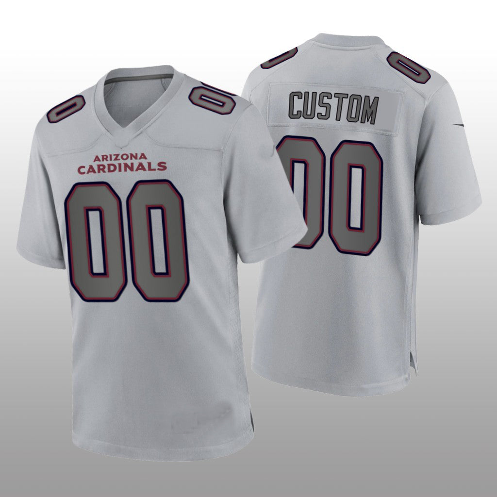 Custom1 Arizona Cardinals Gray Atmosphere Game Jerseys American Jerseys Football Jerseys
