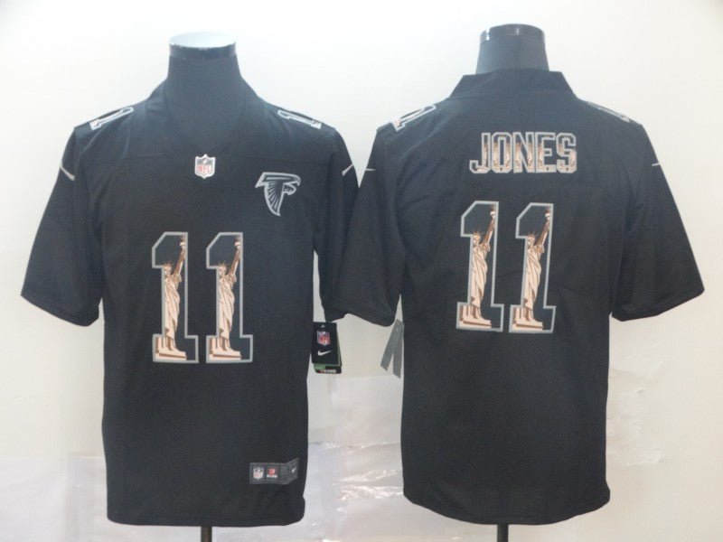 Men's Atlanta Falcons Julio Jones #11 Black Player Jerseys