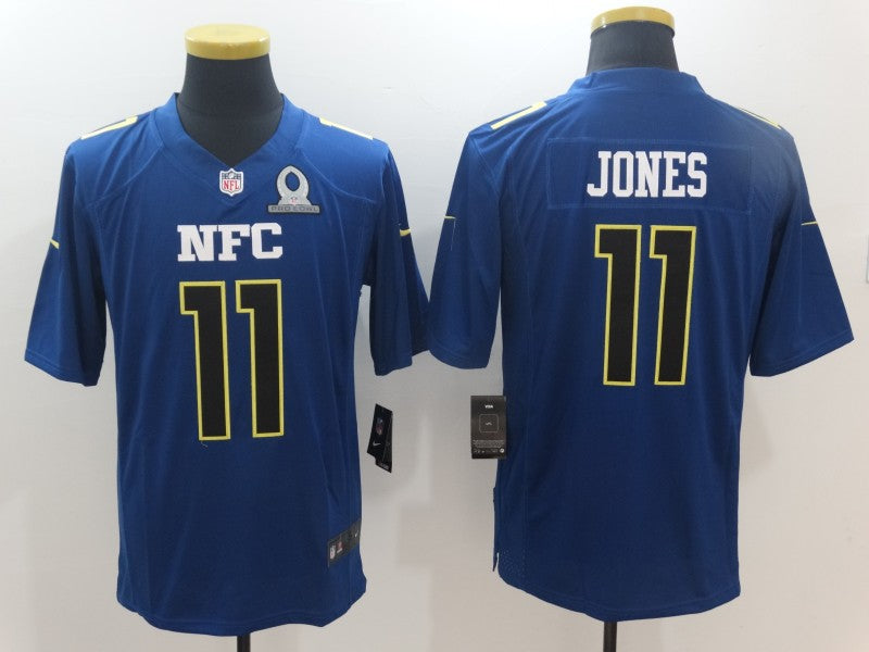 Men's Atlanta Falcons Julio Jones #11 Blue Game Player Jerseys