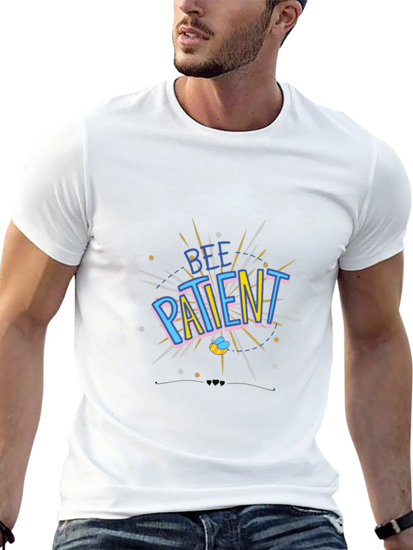 Be Patient Black T-Shirt Graphic Design