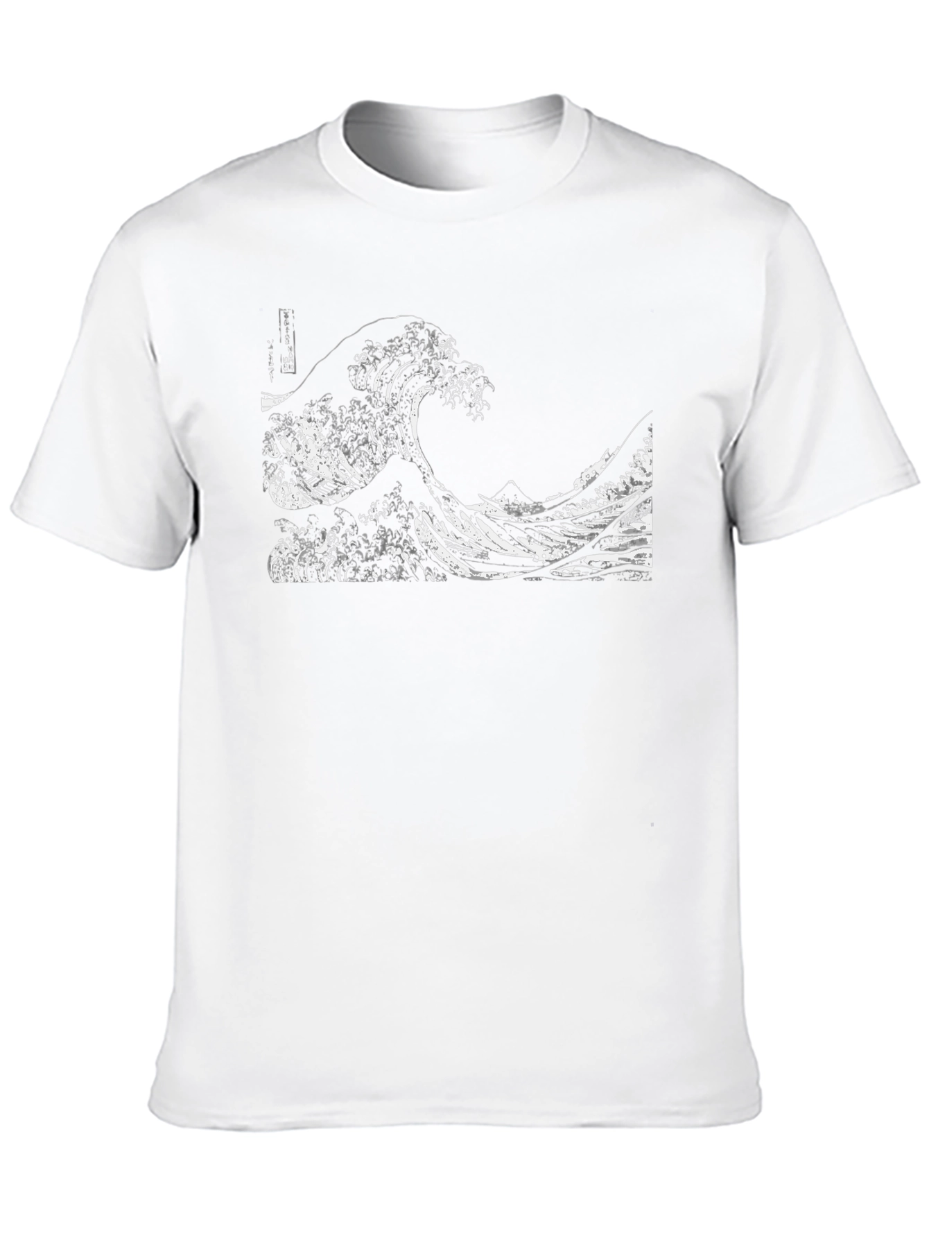 Great Wave Graphic Tee - Black
