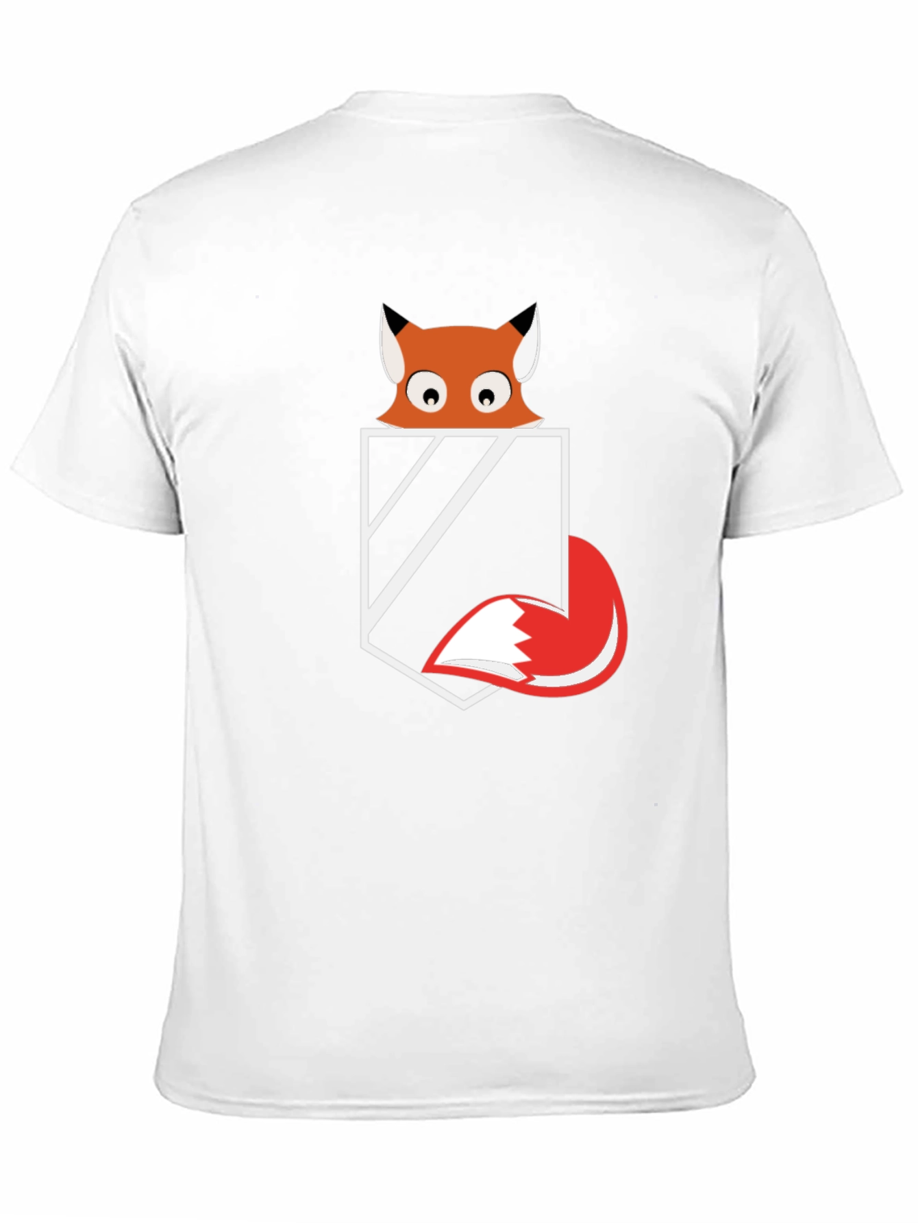 Fox Pocket Graphic Tee - Mens Black T-Shirt