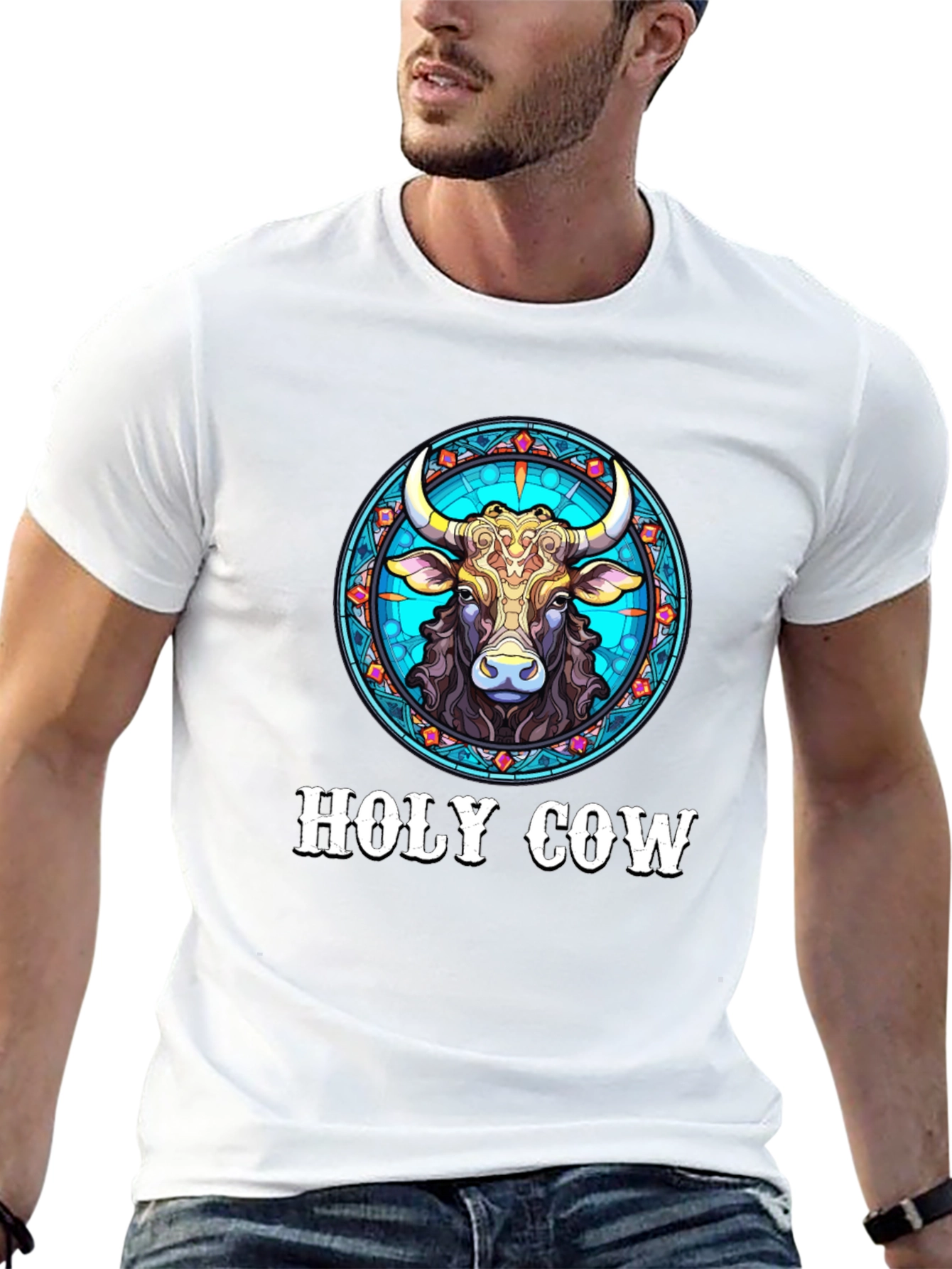 Holy Cow T-Shirt: Zodiac Taurus Design