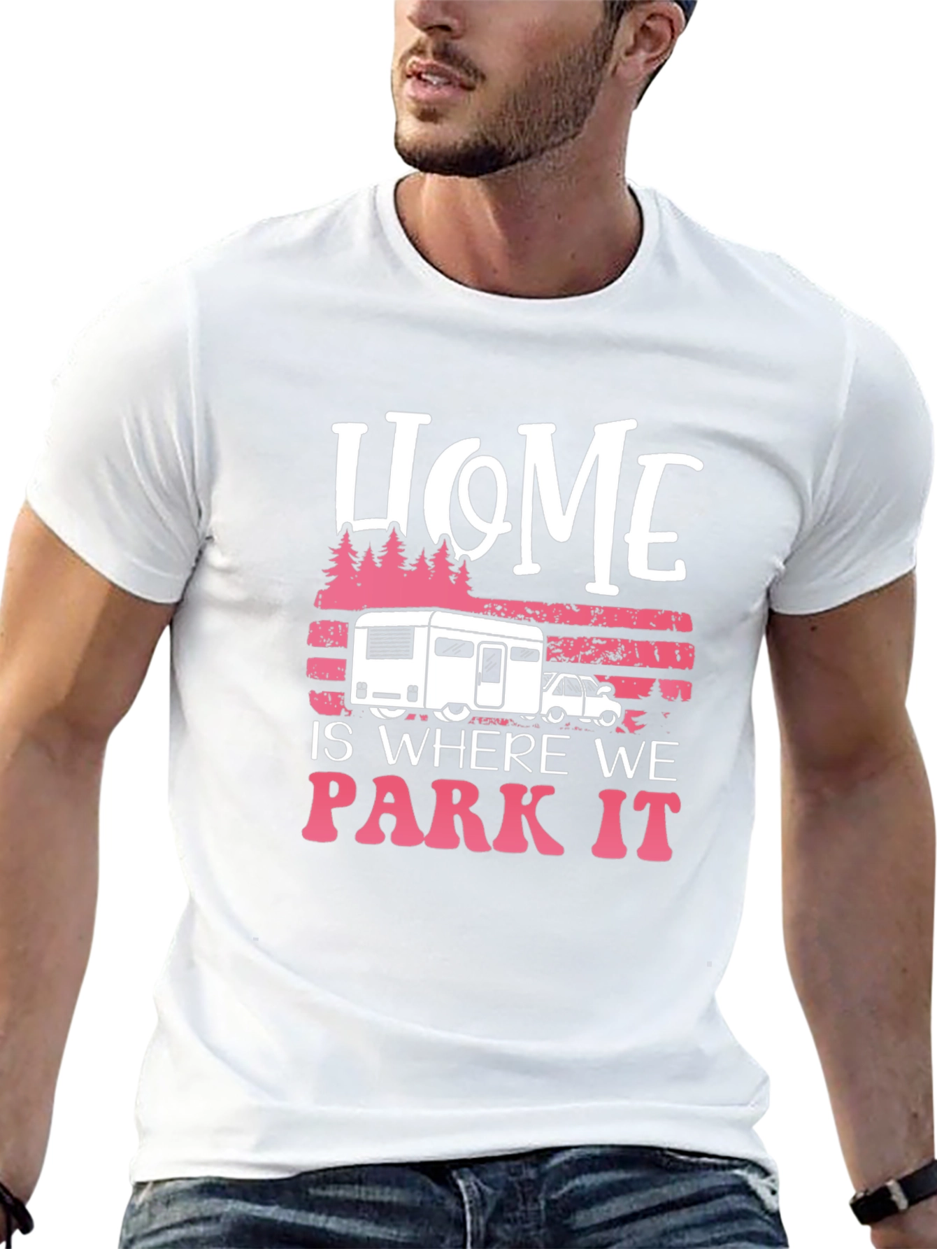 Home is Where We Park It Camping T-Shirt