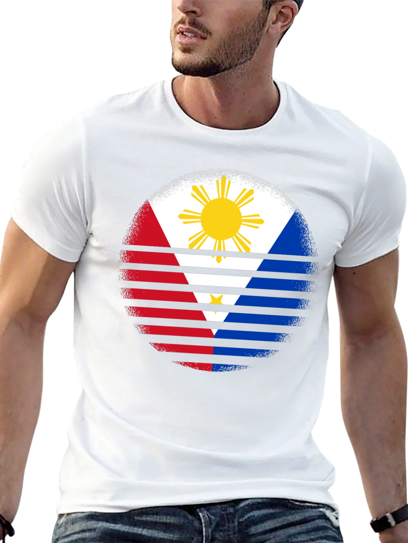 Philippines Flag Graphic T-Shirt