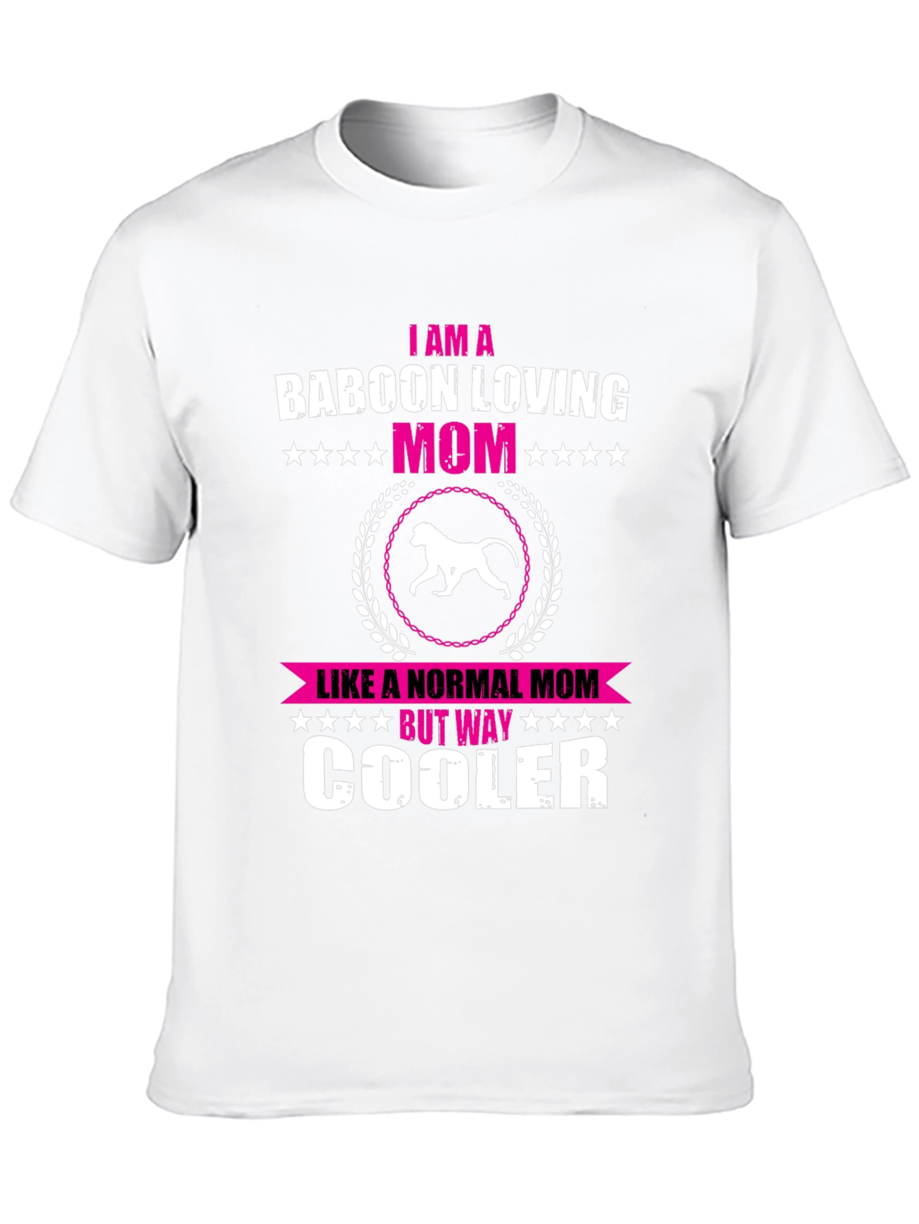 Baboon Loving Mom T-Shirt - Way Cooler Mom
