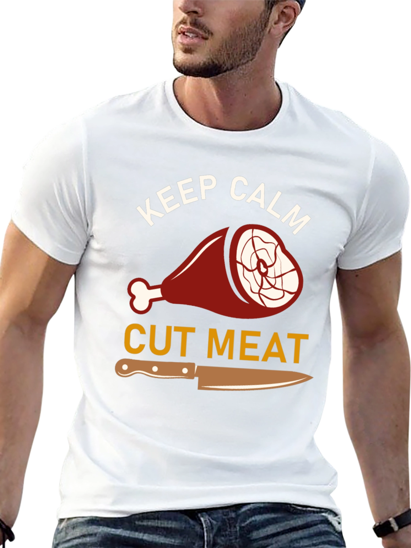 Keep Calm Cut Meat T-Shirt