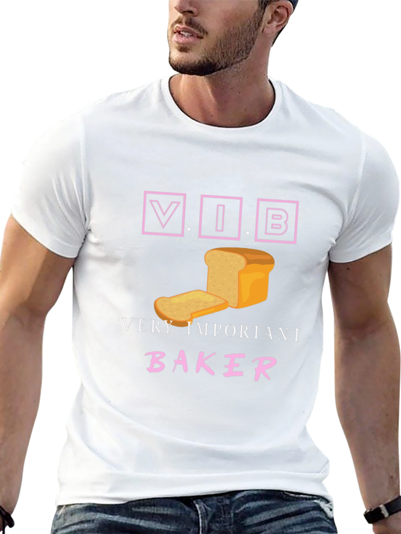 Very Important Baker T-Shirt - V.I.B. Bread Design