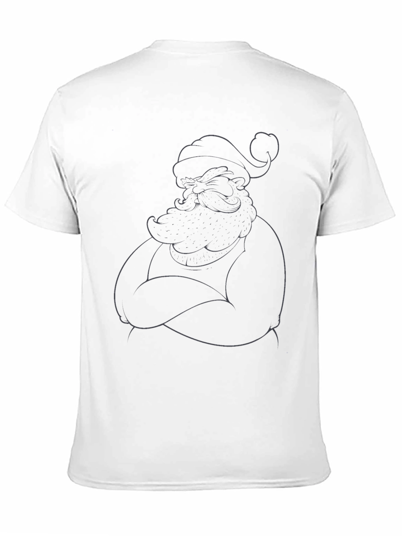 Grumpy Santa Black T-Shirt