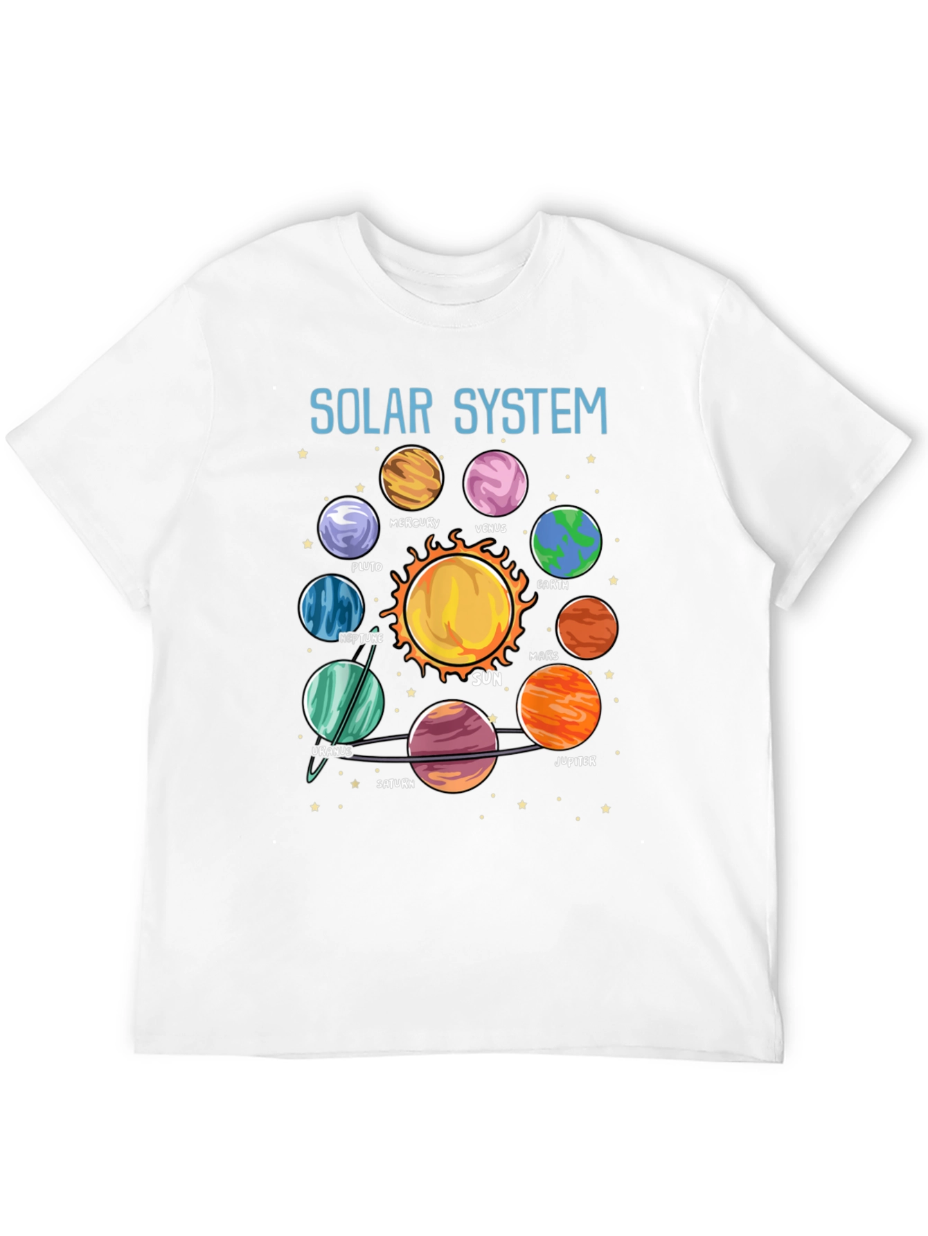 Solar System Planets Graphic T-Shirt