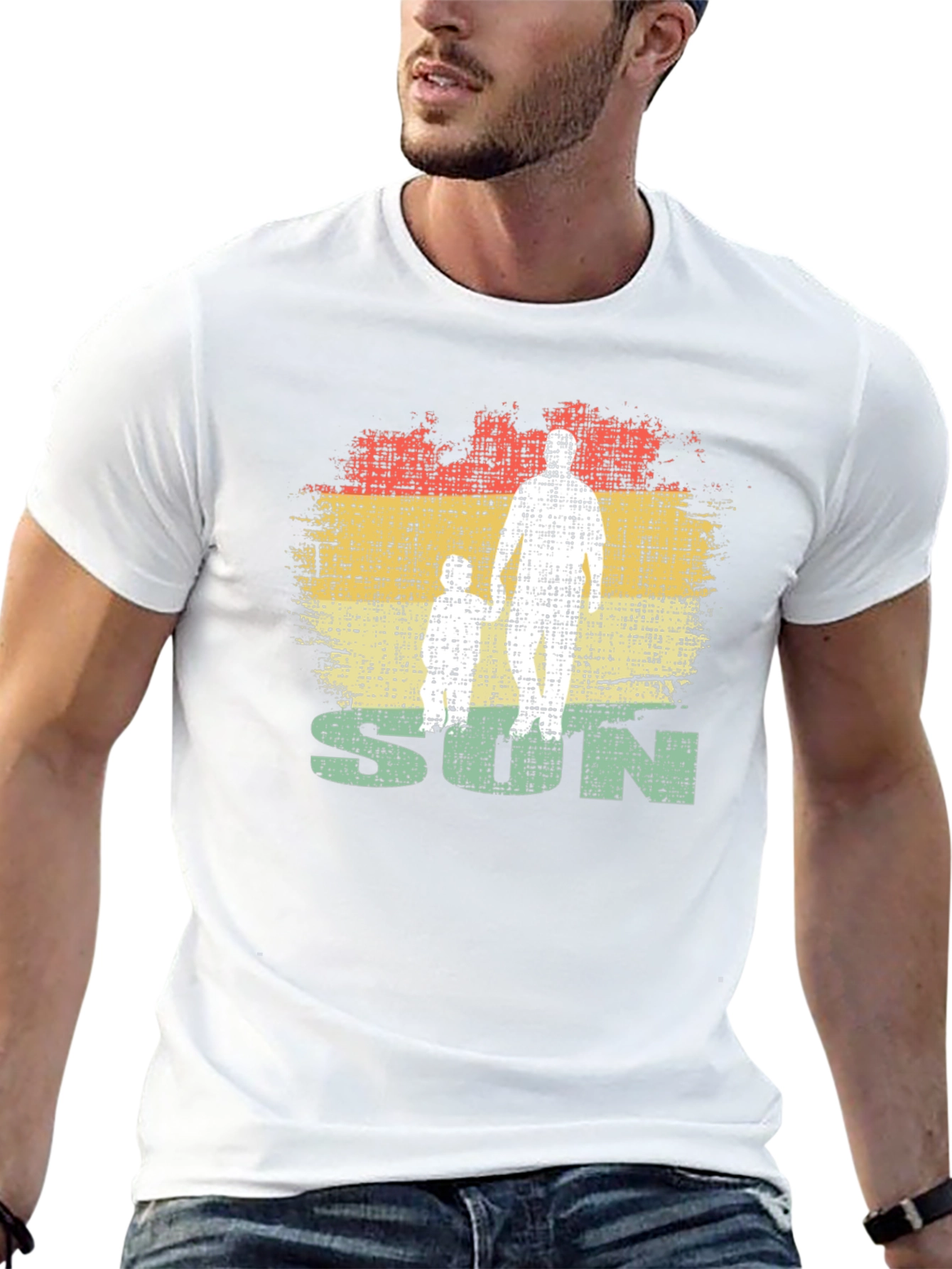 Father & Son Retro Style Graphic Tee