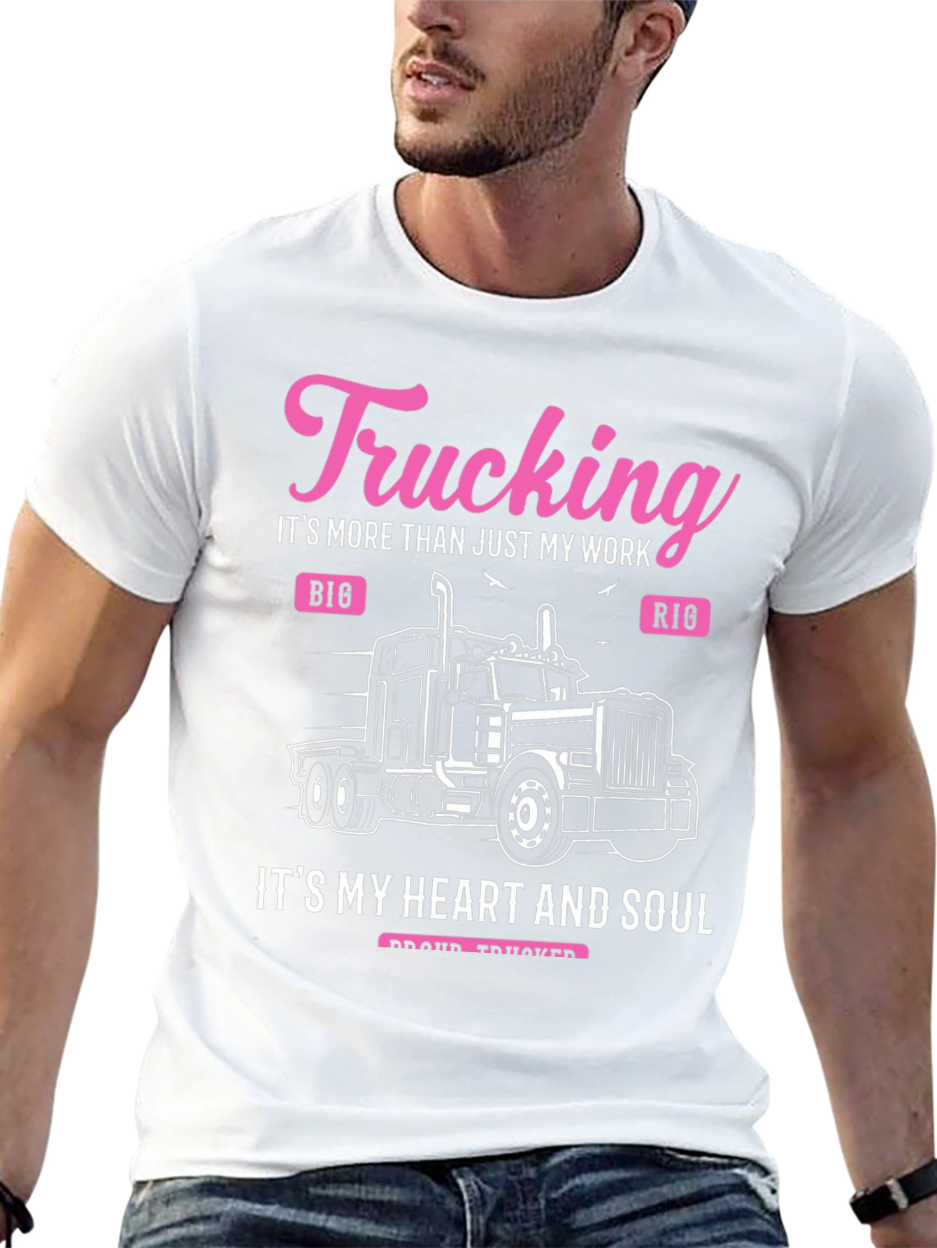 Trucking Heart & Soul Black T-Shirt