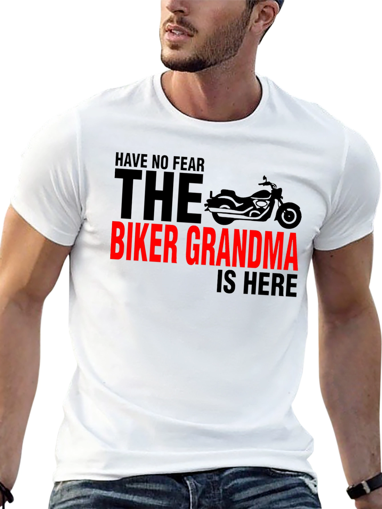 Biker Grandma T-Shirt - Ride with No Fear!