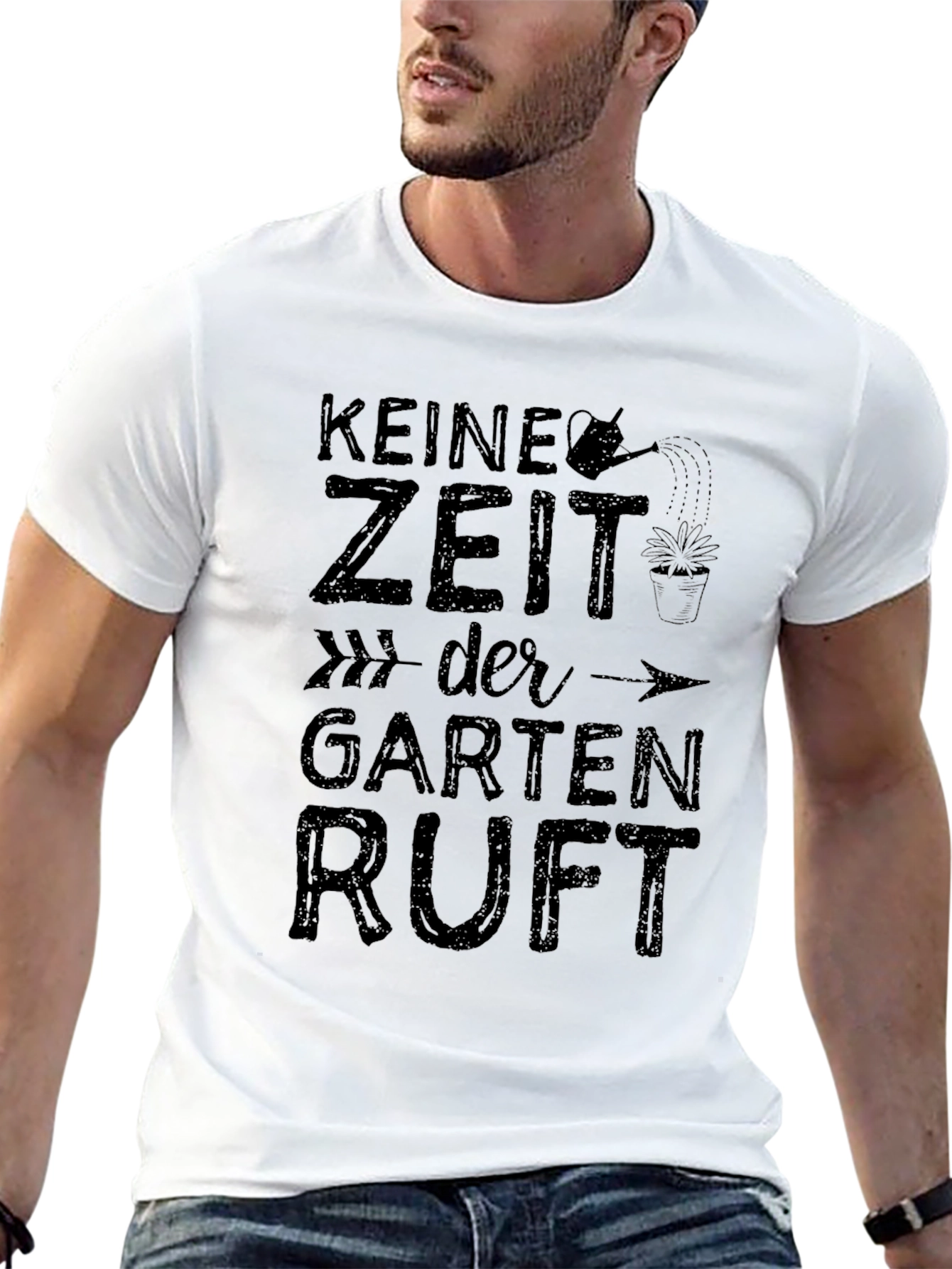 Keine Zeit Der Garten Ruft Graphic T-Shirt