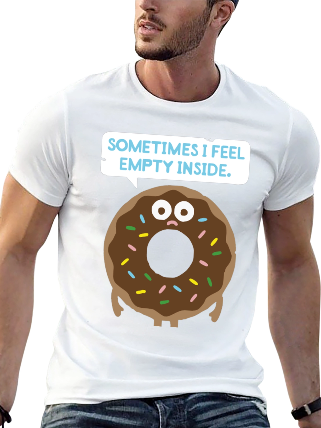 Donut Feeling T-Shirt - Humorous Graphic Tee