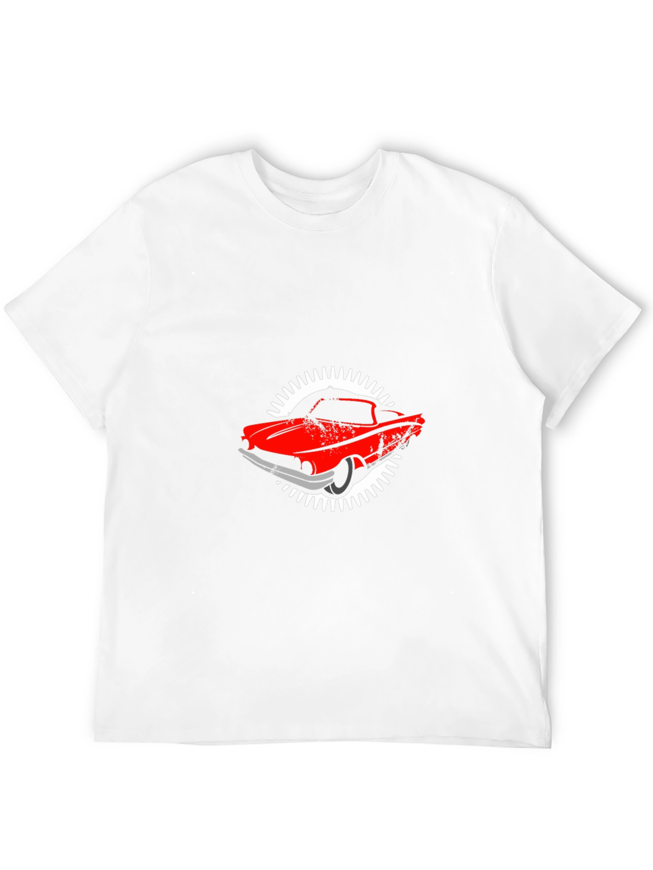 Retro Car Graphic Black T-Shirt