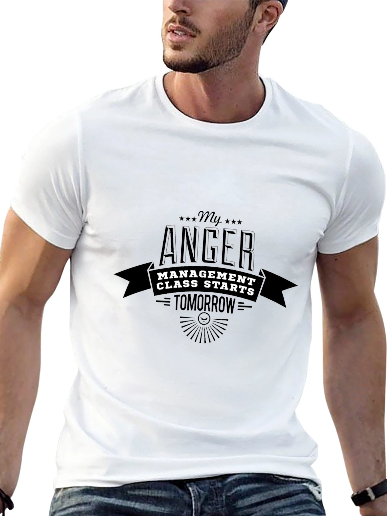 Anger Management Class Funny Graphic Tee