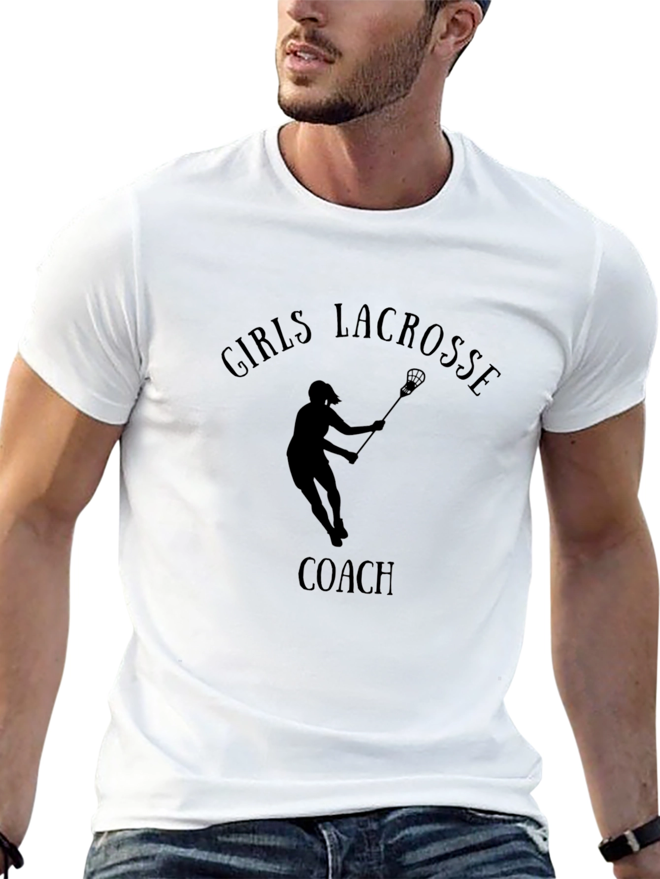 Girls Lacrosse Coach T-Shirt