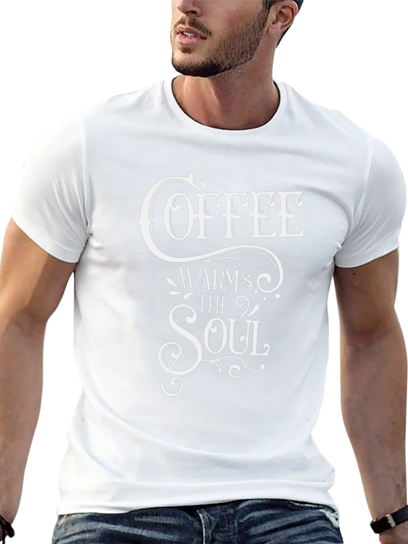 Coffee Warms The Soul Graphic T-Shirt