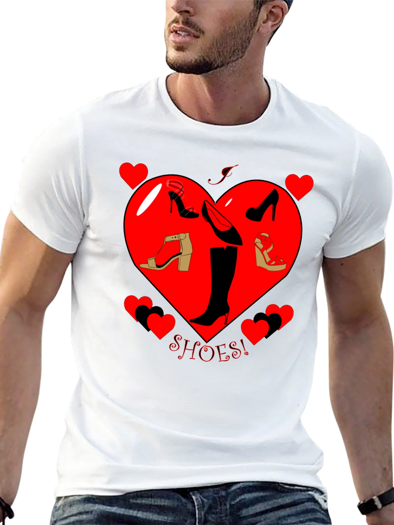 I Love Shoes Graphic T-Shirt