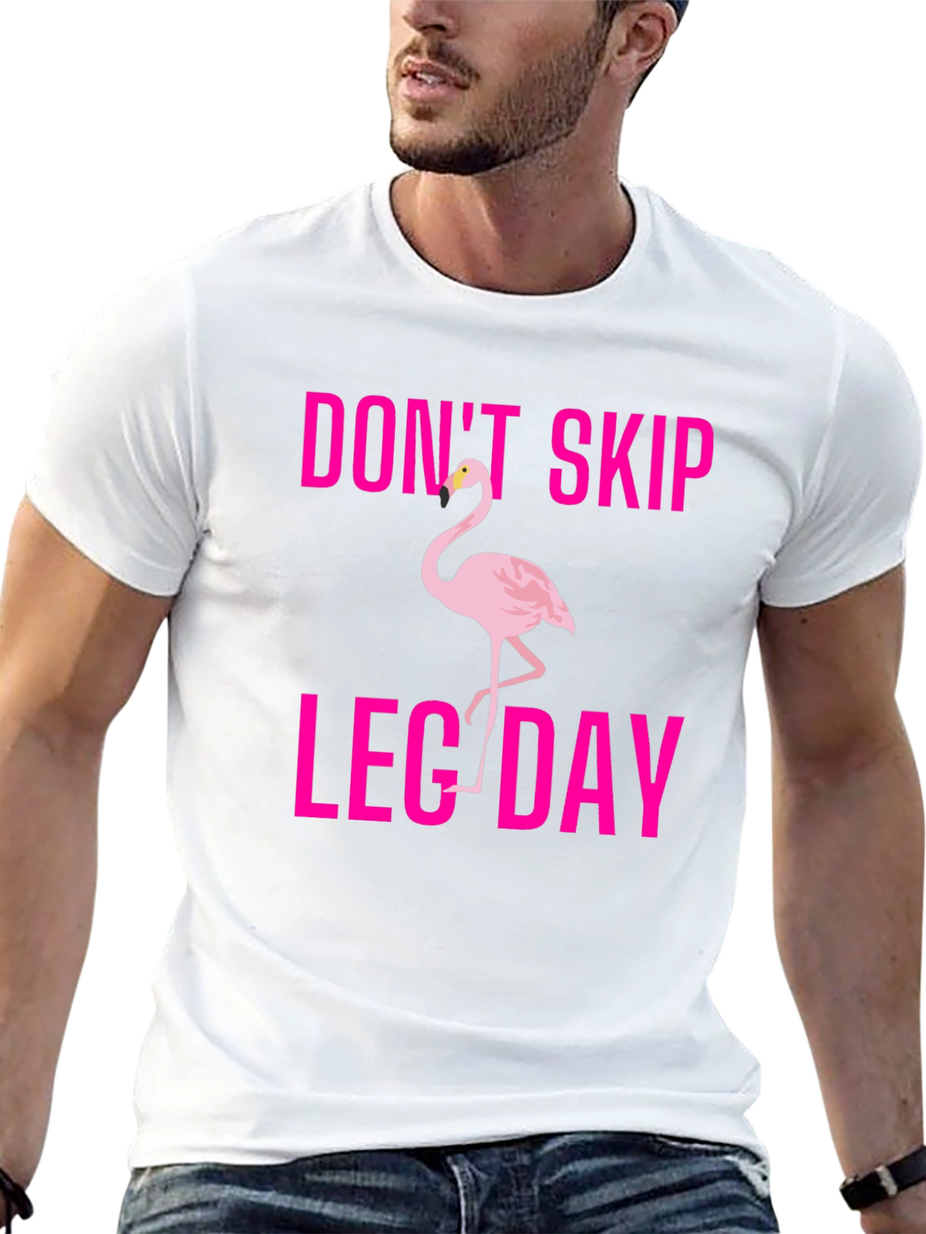 Dont Skip Leg Day Flamingo T-Shirt