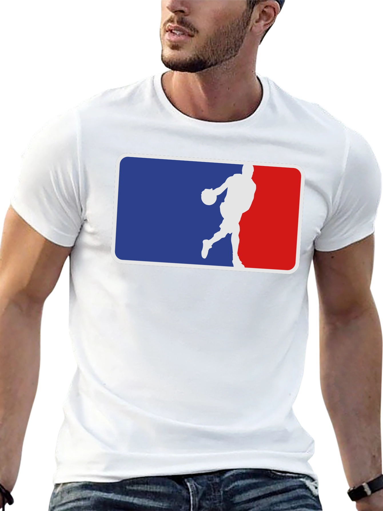 Basketball Player Graphic Tee - Classic Comfort