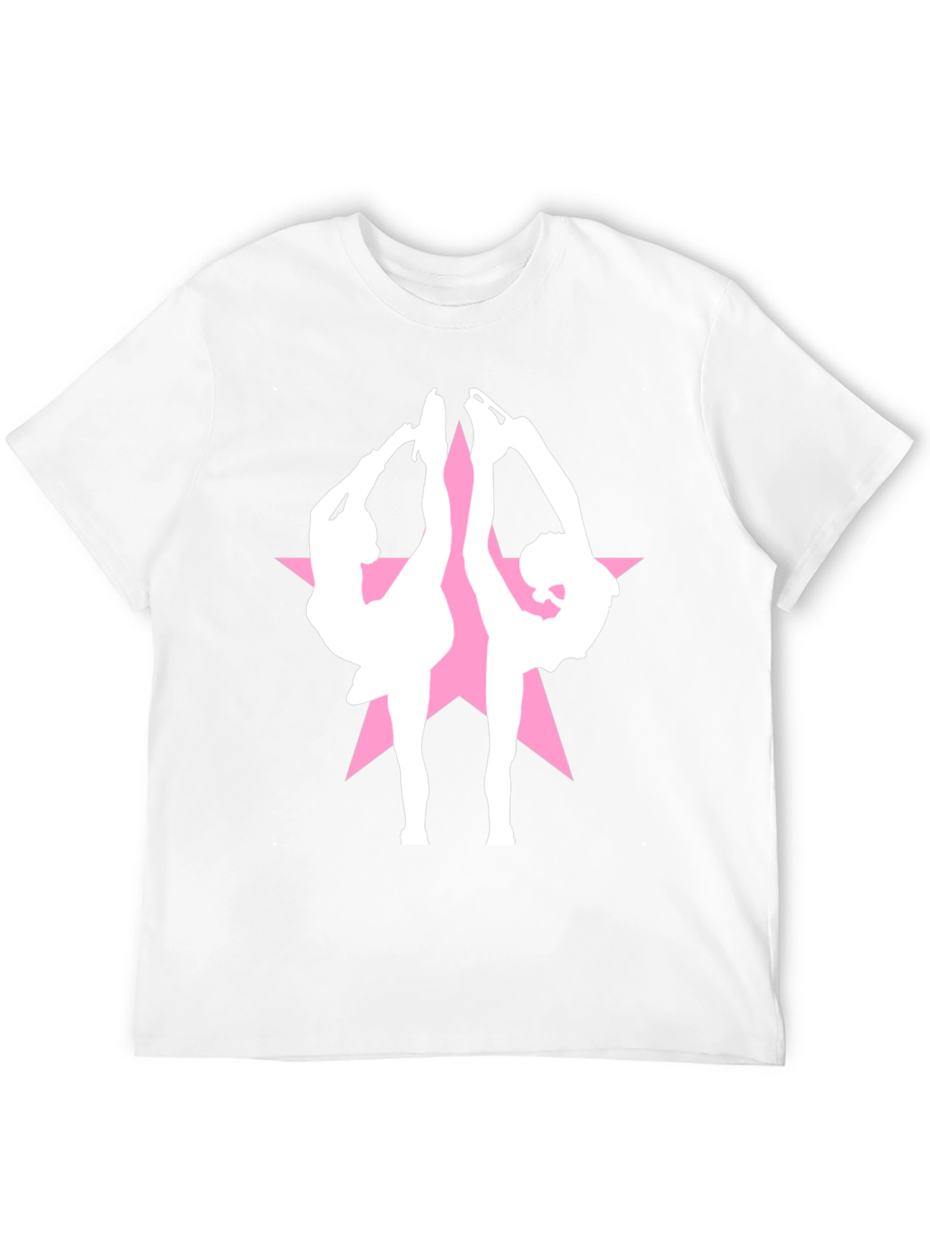 Figure Skating Star Black T-Shirt