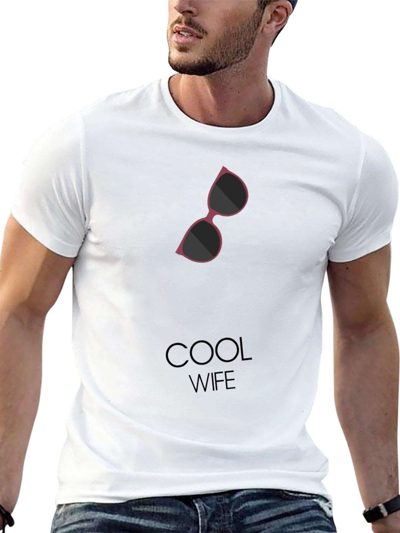 Cool Wife Graphic Tee - Stylish Husband Gift