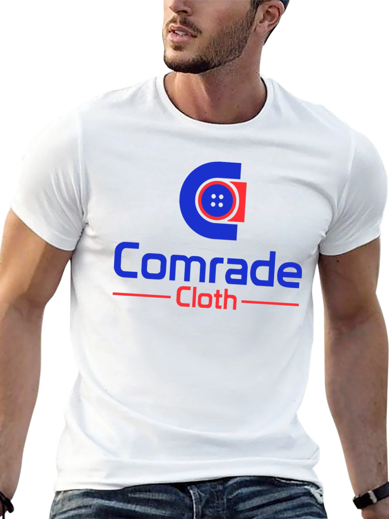 Comrade Cloth Graphic Tee - Black Cotton Blend
