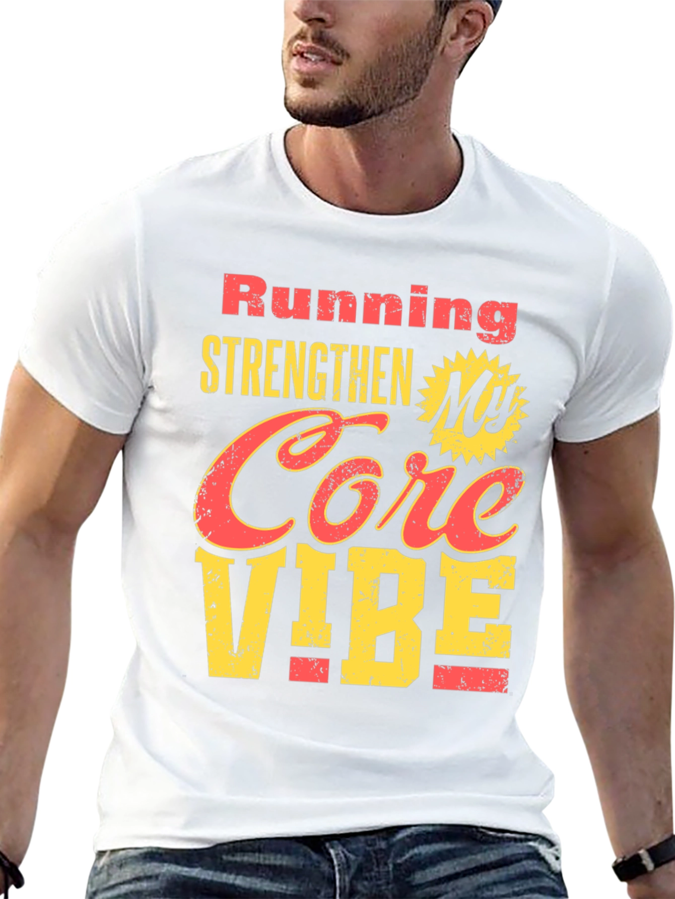 Running Strengthens My Core Vibe T-Shirt