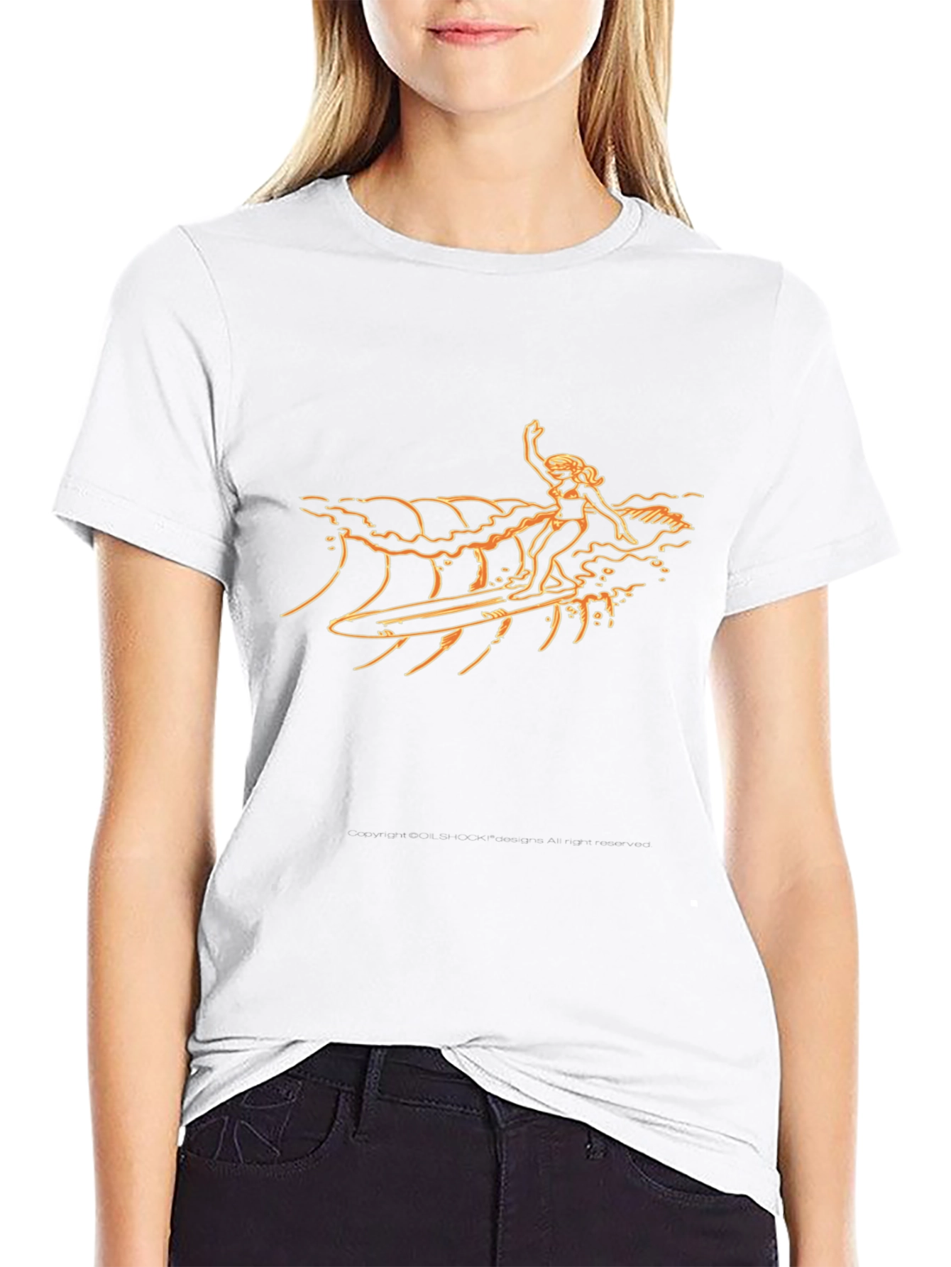 Surfer Girl Graphic T-Shirt