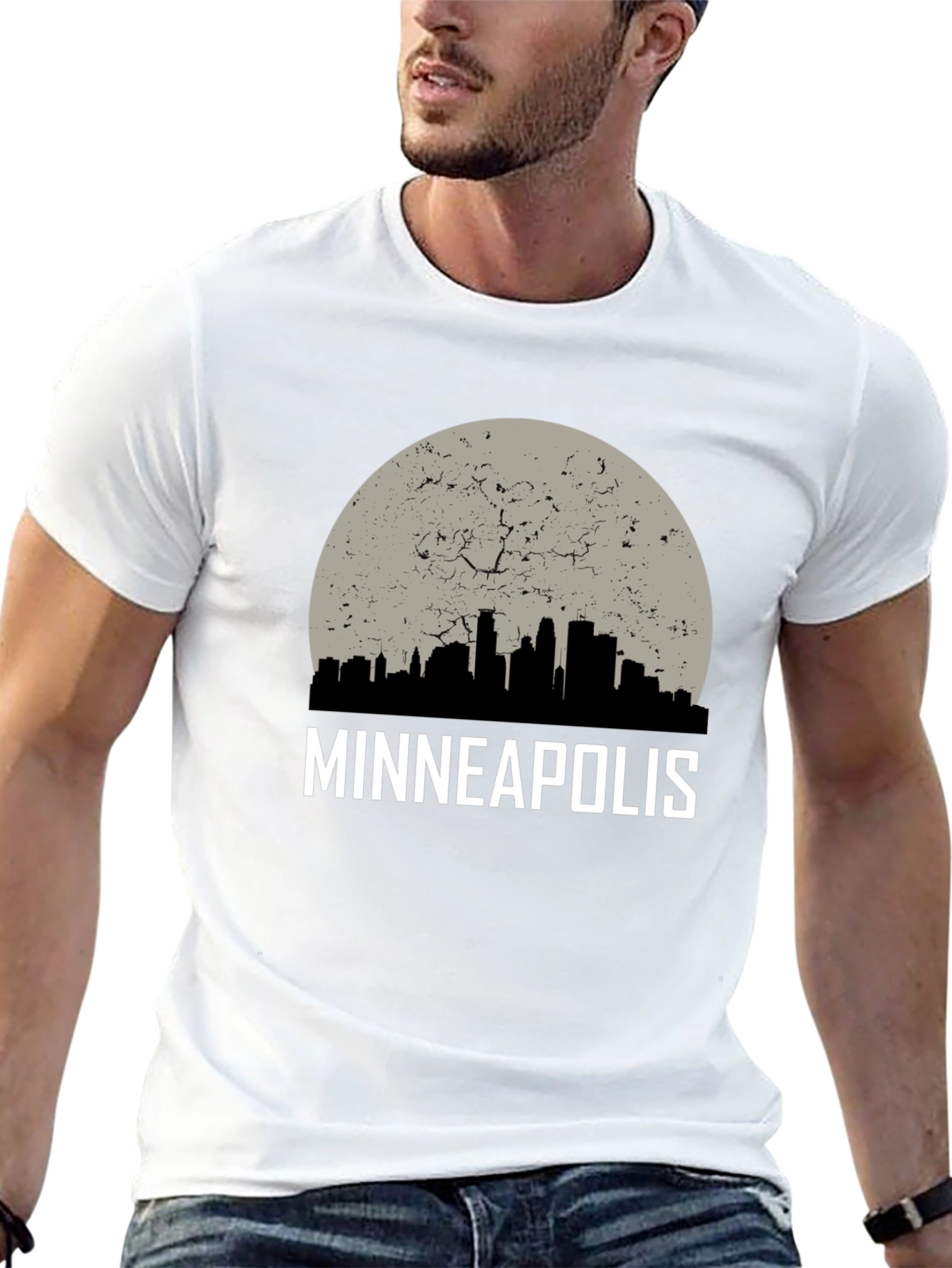 Minneapolis Skyline T-Shirt - Cityscape Graphic Tee