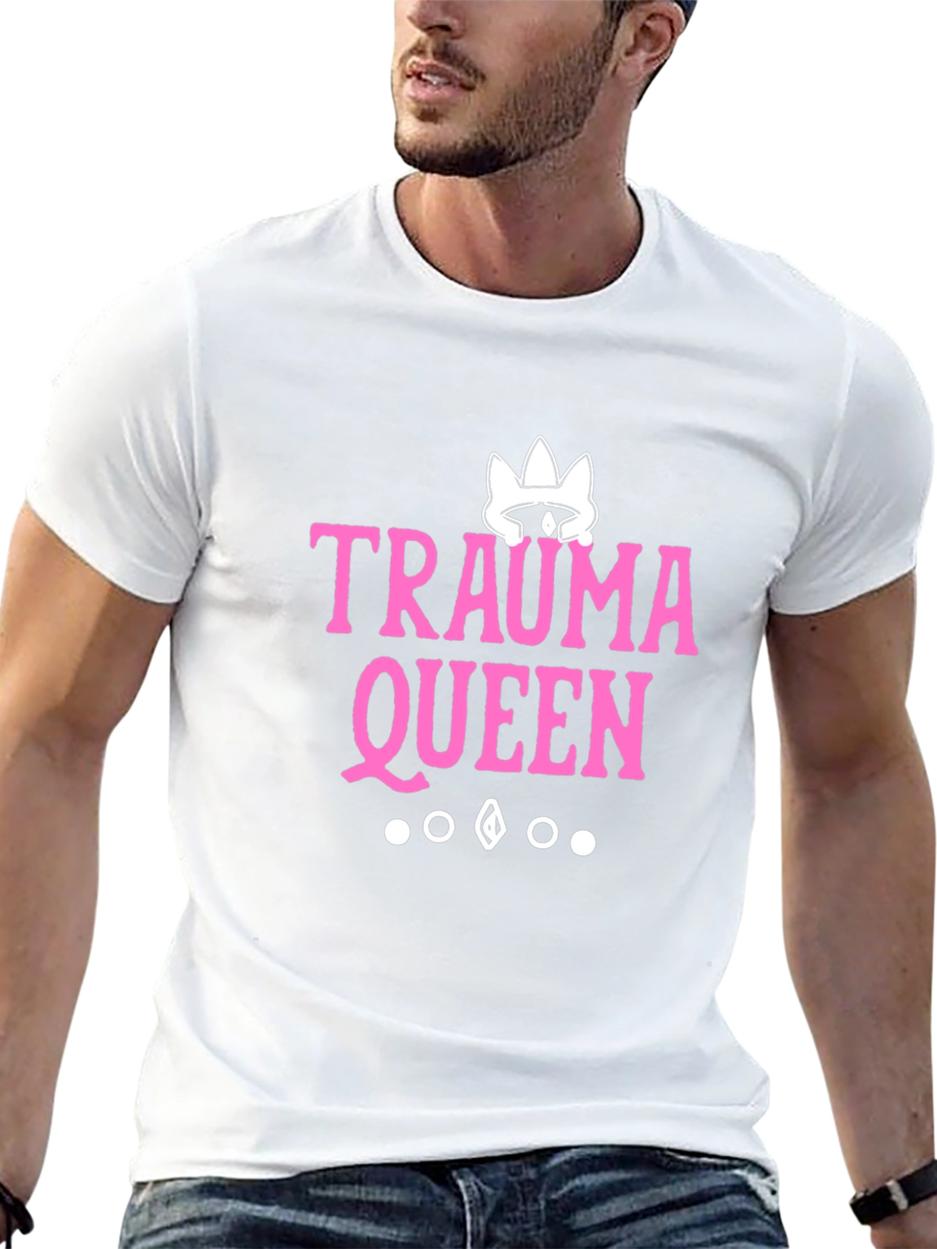Trauma Queen Graphic Tee - Black