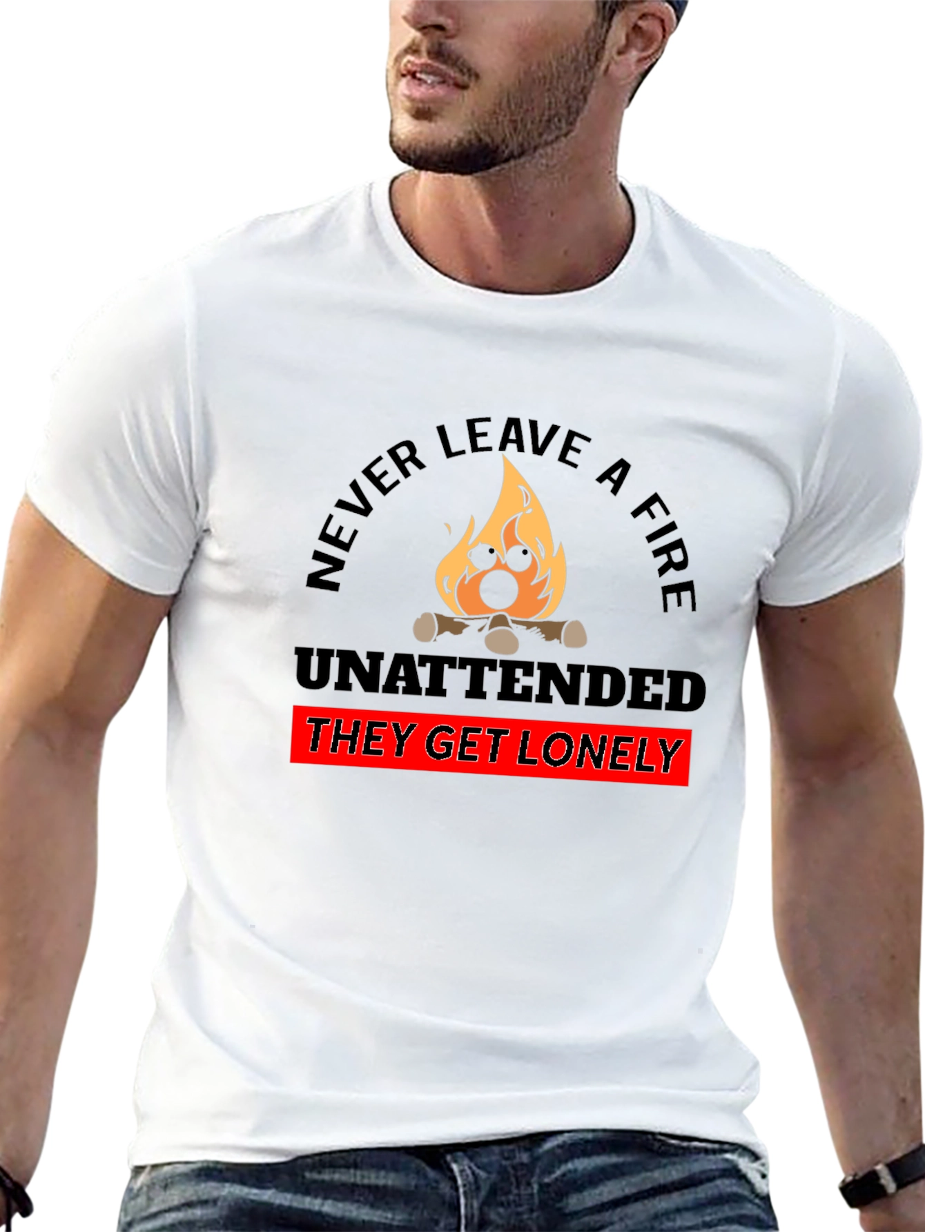 Never Leave a Fire Unattended Funny T-Shirt
