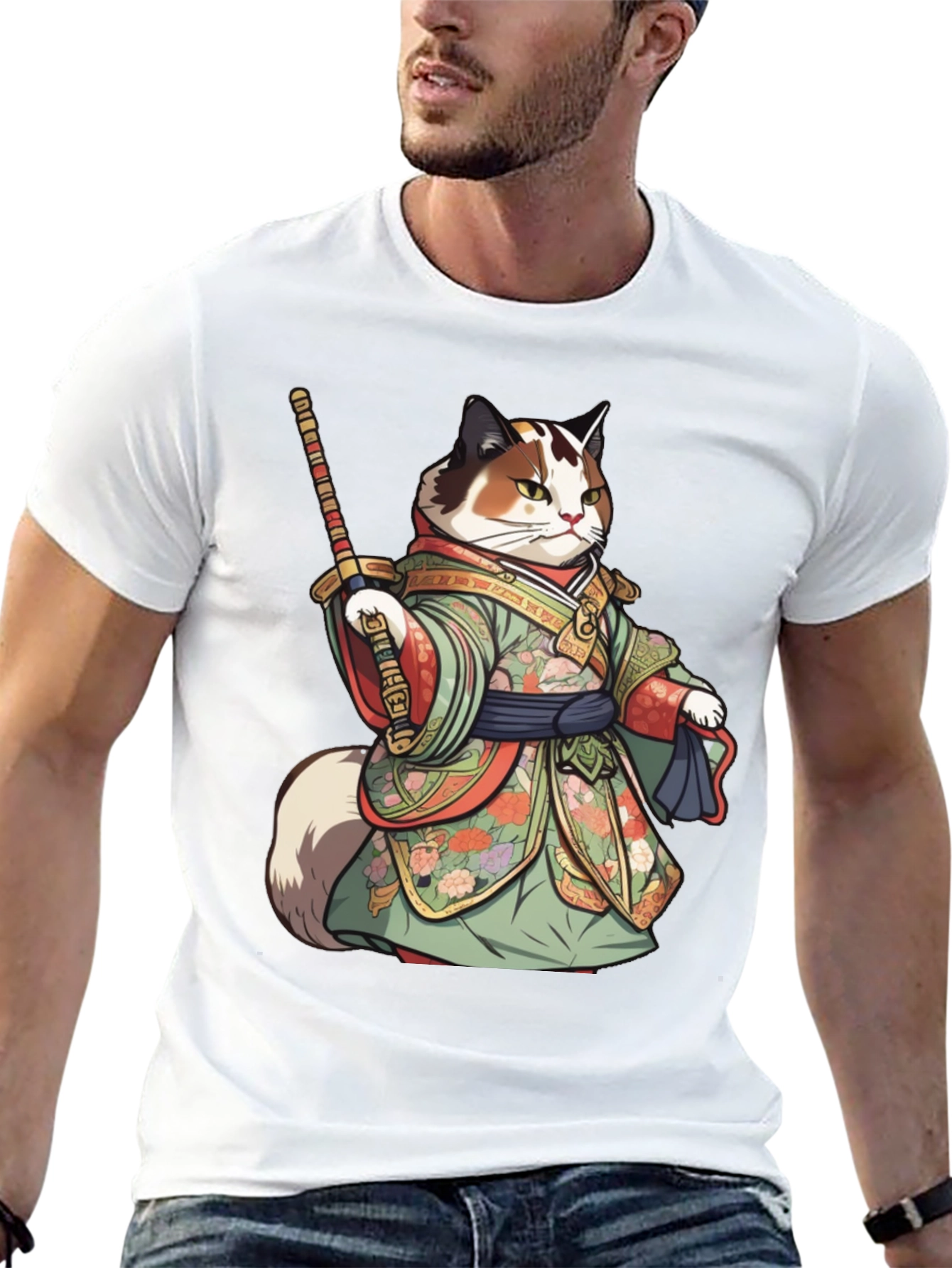 Samurai Cat T-Shirt