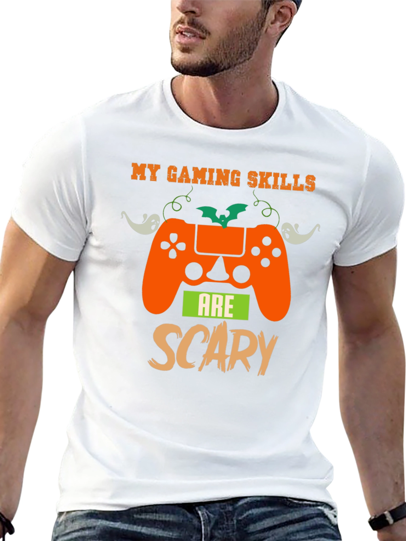 Gaming Skills Are Scary Halloween T-Shirt