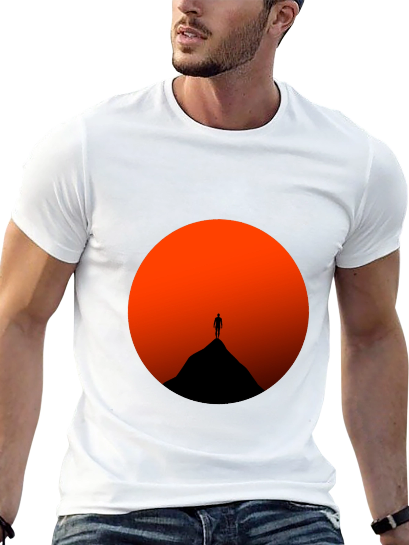 Sunset Silhouette T-Shirt - Mens Graphic Tee