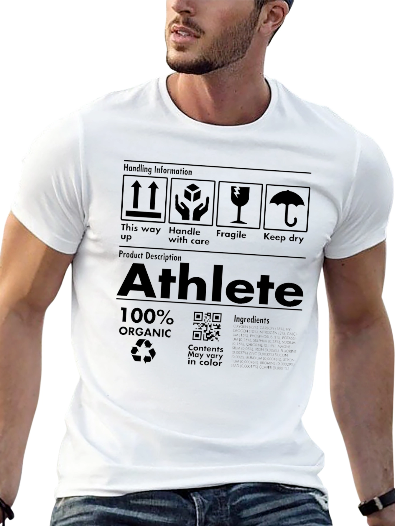 Athlete Organic Graphic T-Shirt
