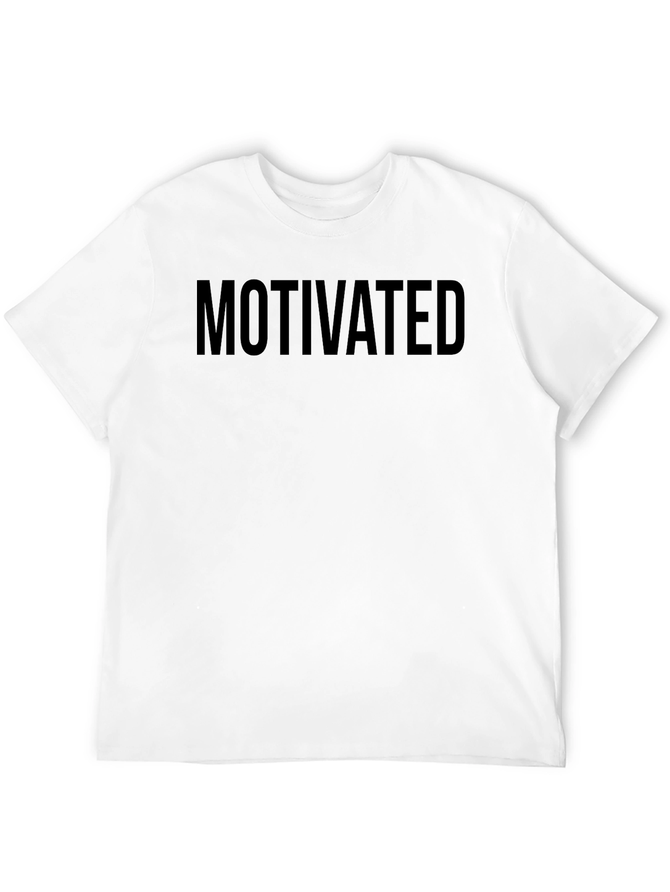 Motivated Black T-Shirt - Stylish & Comfortable