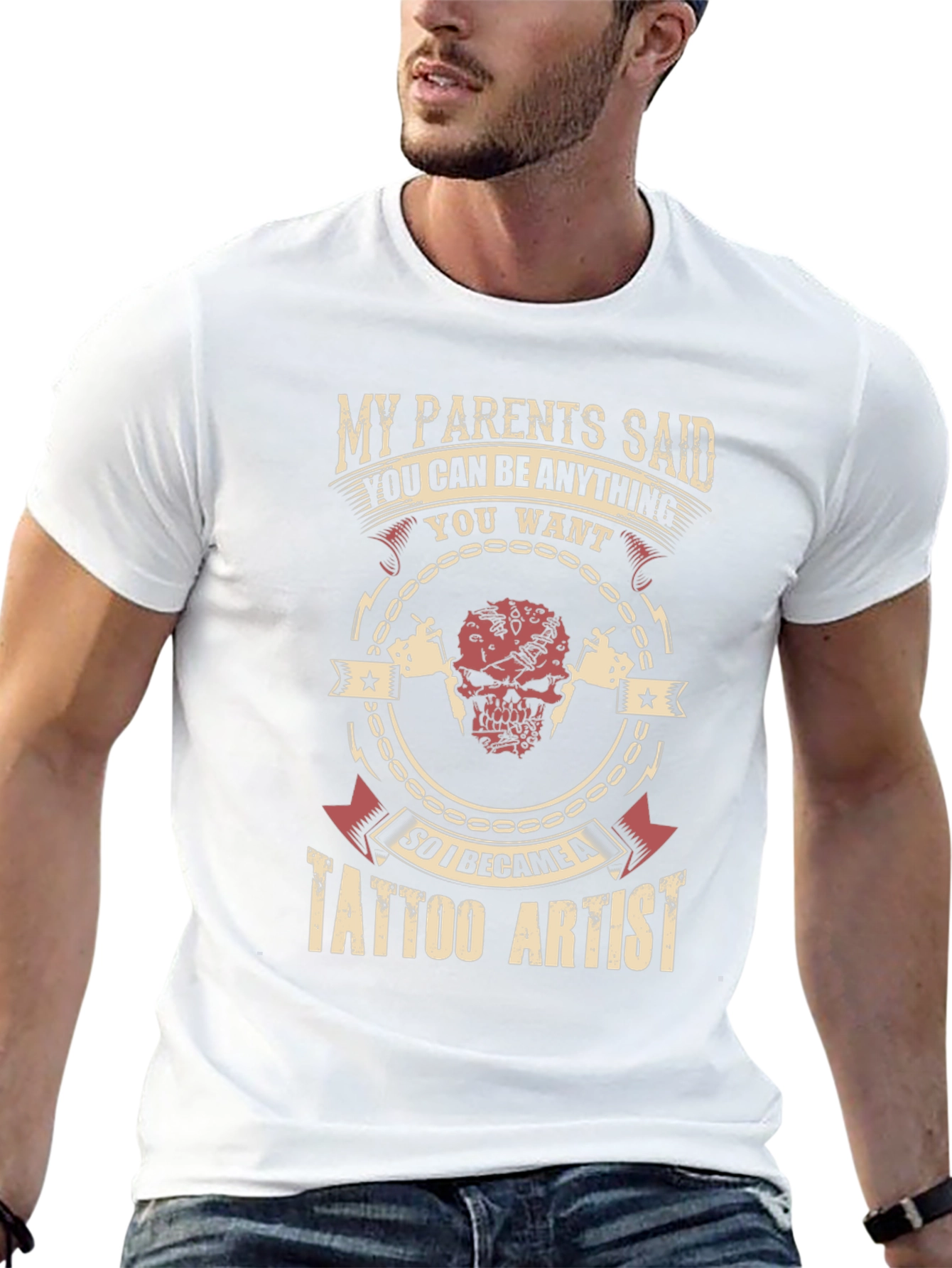 Tattoo Artist Graphic Tee - My Parents Said T-Shirt