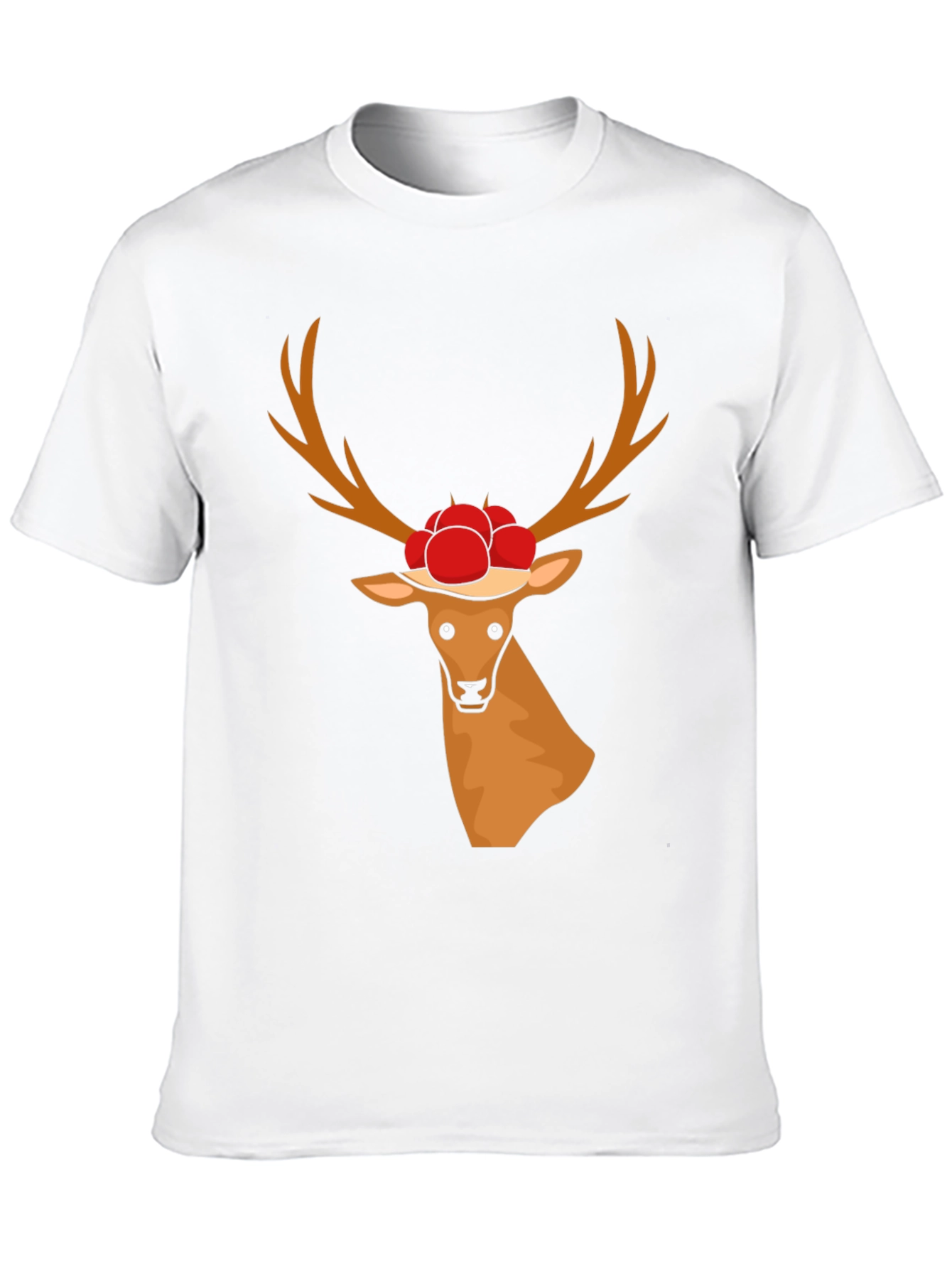 Reindeer Antler Christmas Graphic Tee