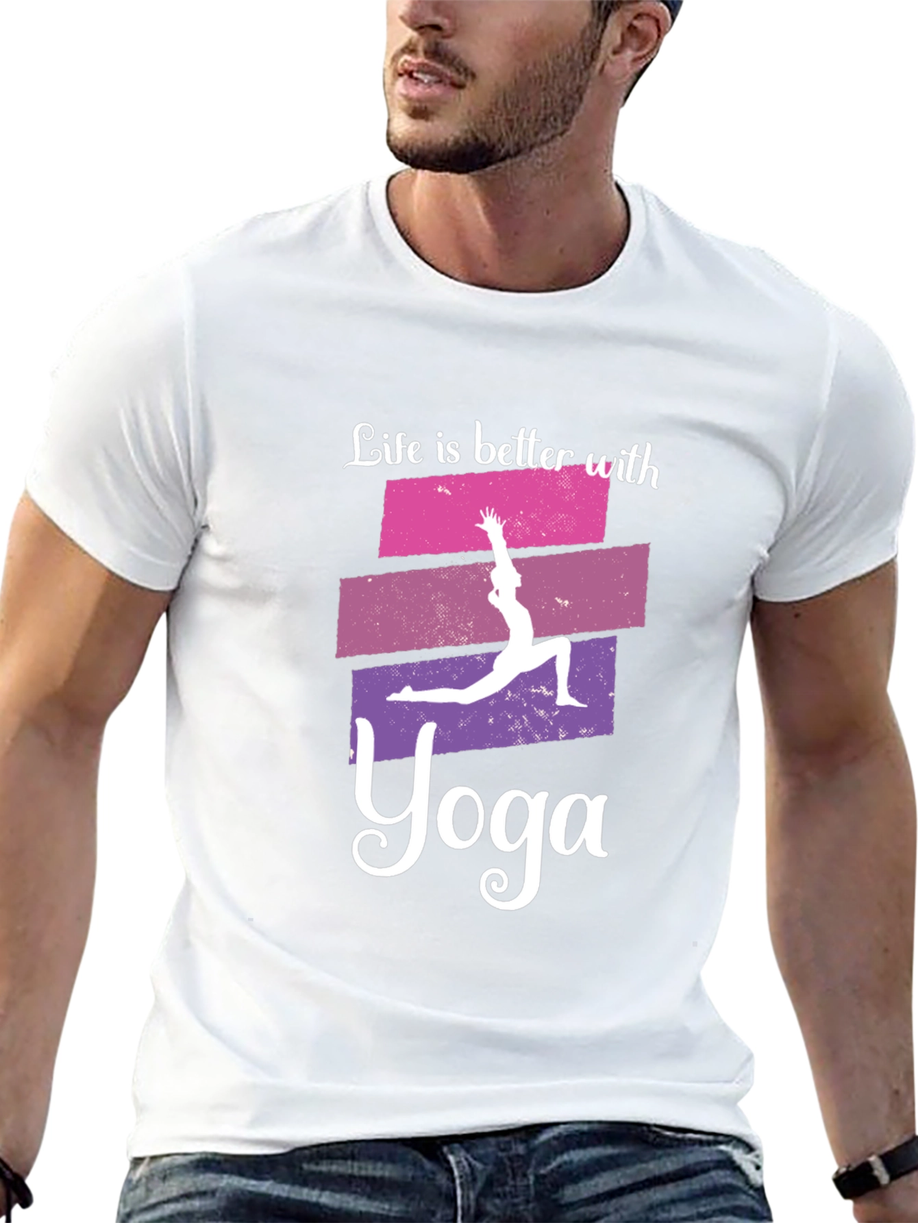 Life is Better with Yoga Graphic T-Shirt