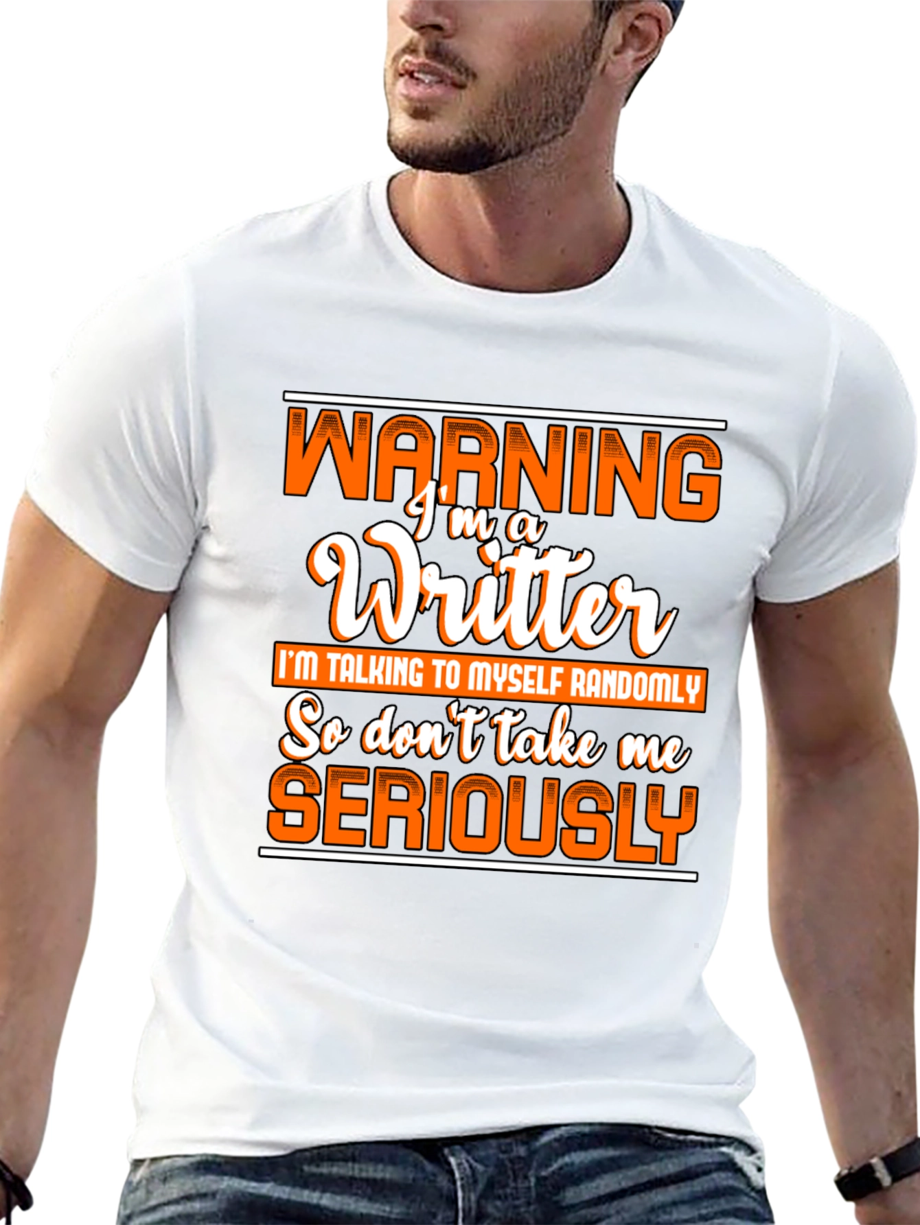 Warning Writer T-Shirt Funny Writer Gift